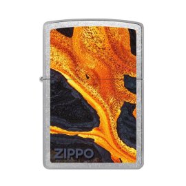 Zippo- Lava Street Chrome